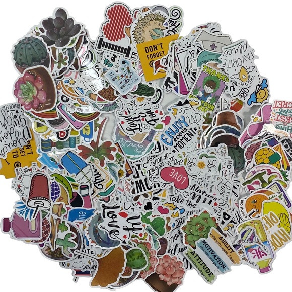 300 Pieces Assorted Waterproof Stickers for Laptops, Water Bottles, Journals…